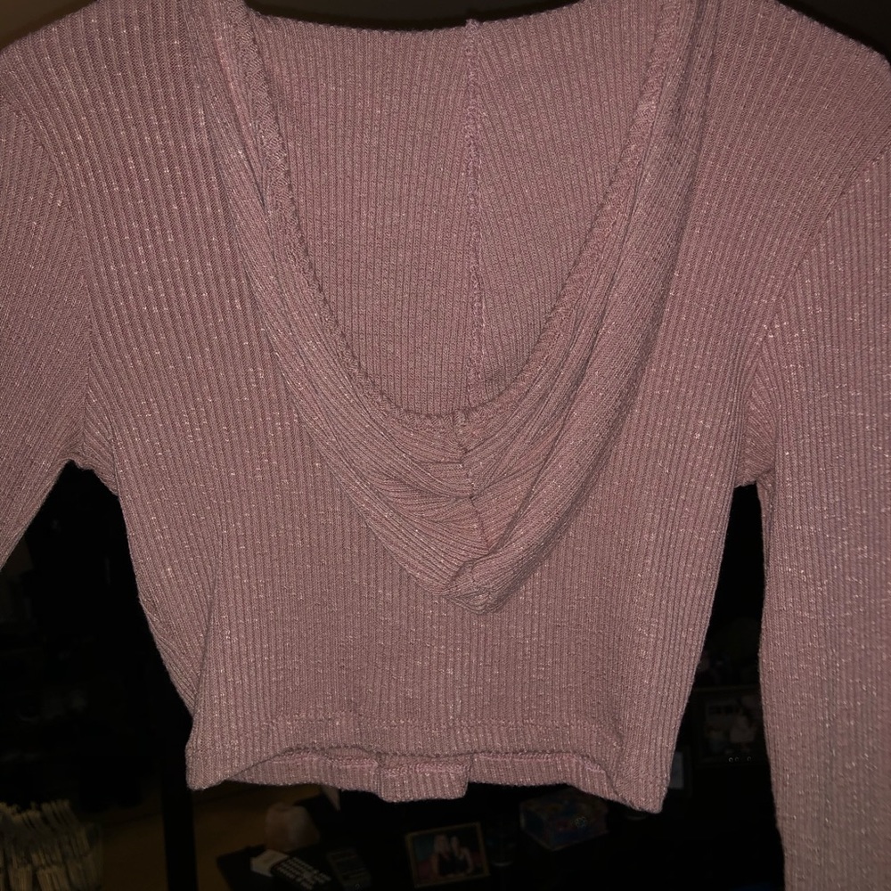Fashion Nova Hooded crop top